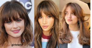 Hair cuts with a fringe